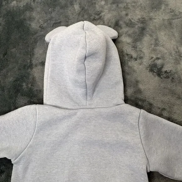 Disney Baby Mickey Blue Fleece Hooded Sweatshirt Size 3-6 Month - Picture 7 of 8